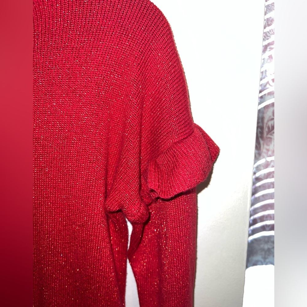 Red sparkly dress